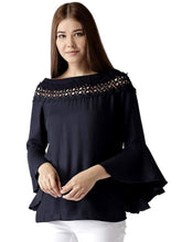 Load image into Gallery viewer, STYLE QUOTIENT Women's Plain Regular fit Top
