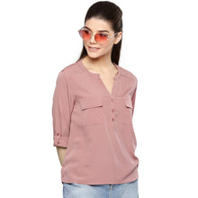 Load image into Gallery viewer, Harpa Women Boat Neck Solid Top
