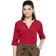 Load image into Gallery viewer, Harpa Women Boat Neck Solid Top
